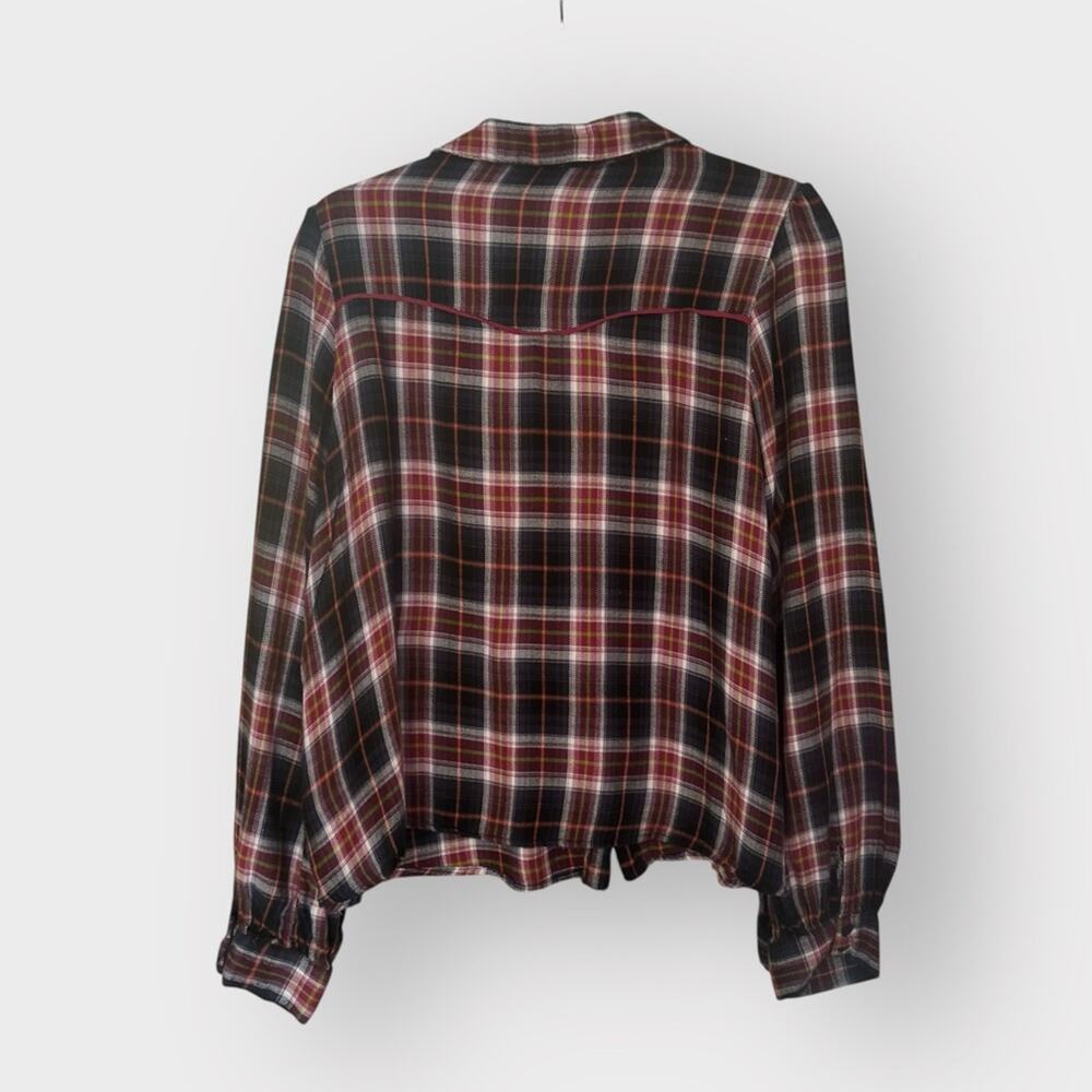 Wild Fable plaid western button down shirt - Picture 5 of 7